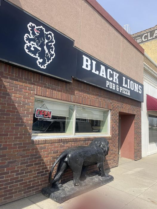 Black Lions Exterior Location Photo Signage Mandan